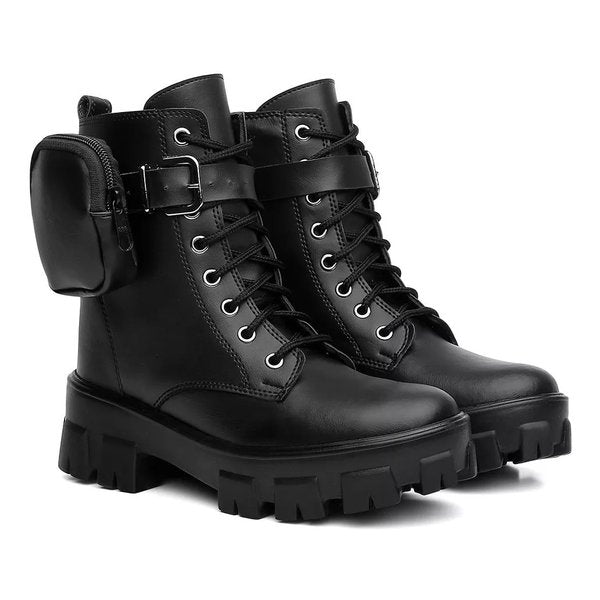 Coturno Feminino Tratorado Blogueira